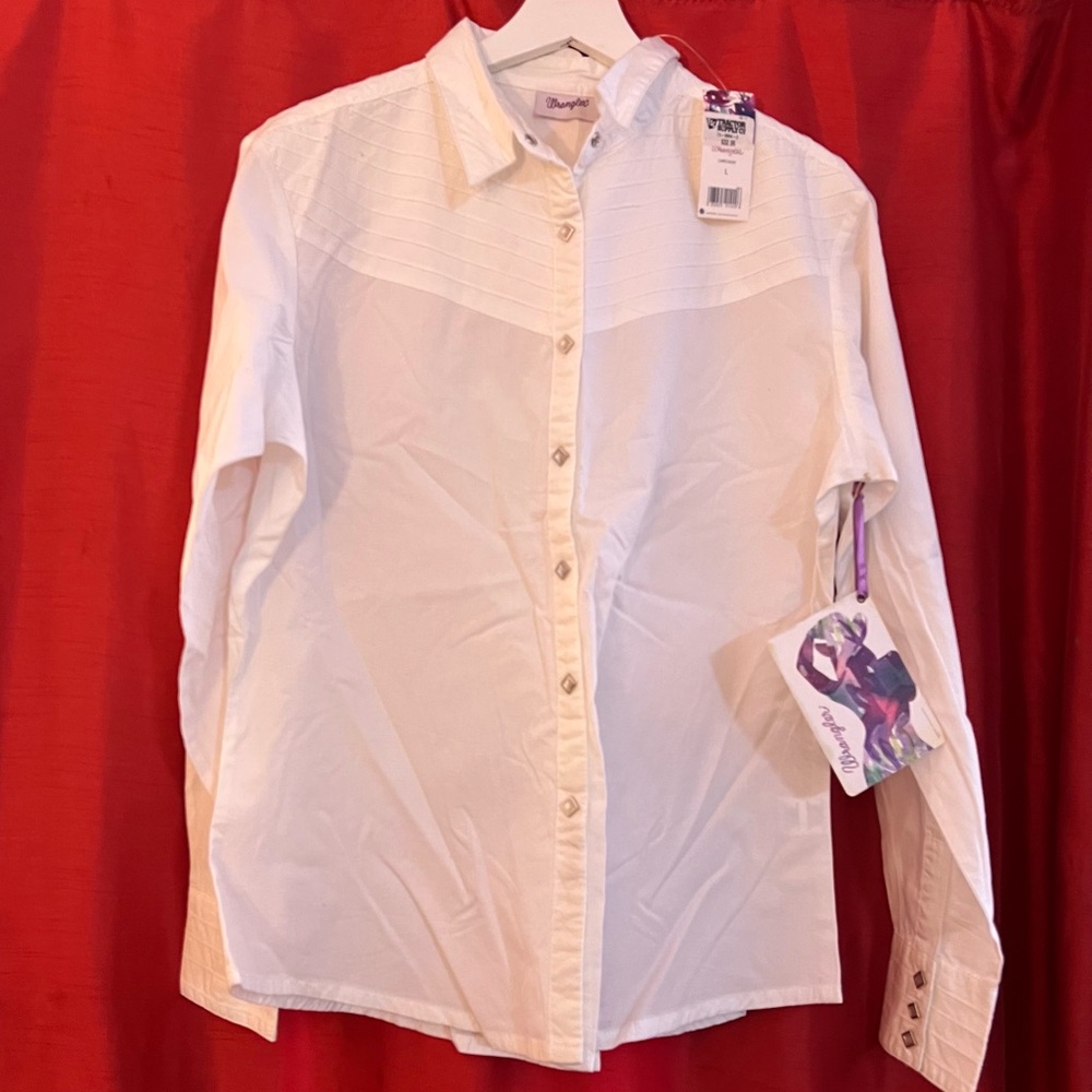 🆕Wrangler Western Snap Shirt – Ivory
